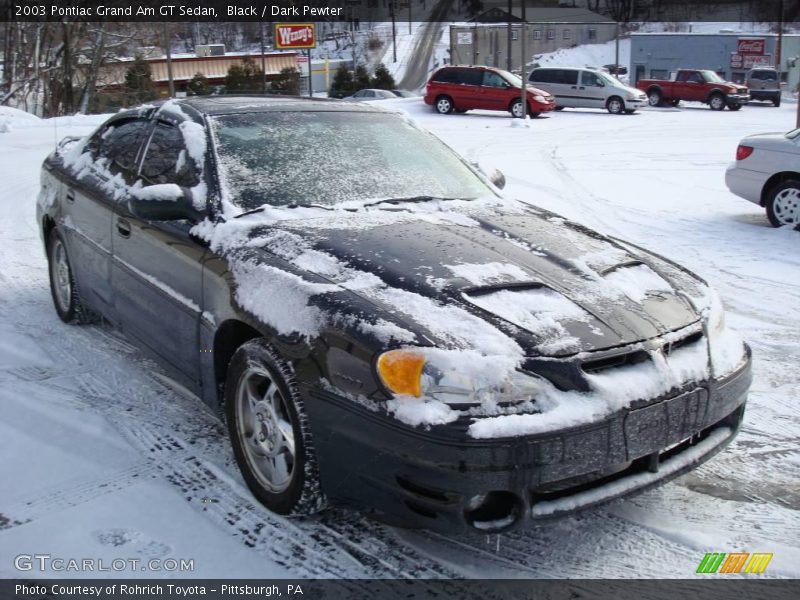 Black / Dark Pewter 2003 Pontiac Grand Am GT Sedan