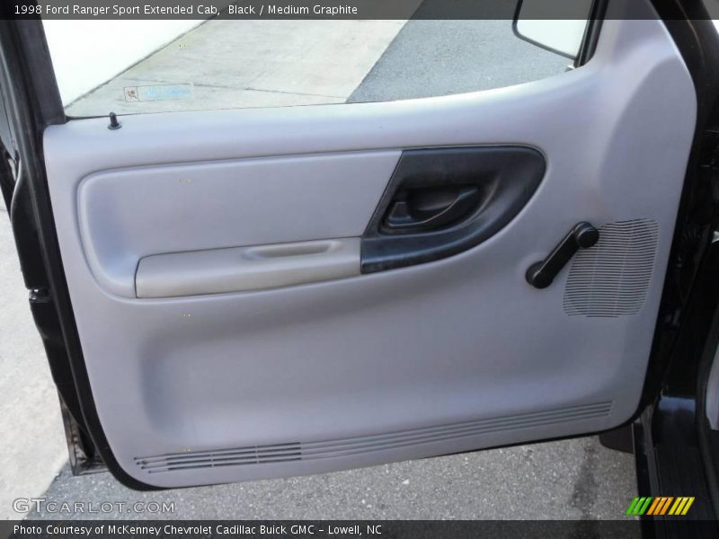 Black / Medium Graphite 1998 Ford Ranger Sport Extended Cab