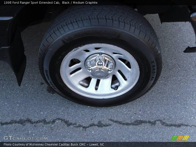 Black / Medium Graphite 1998 Ford Ranger Sport Extended Cab
