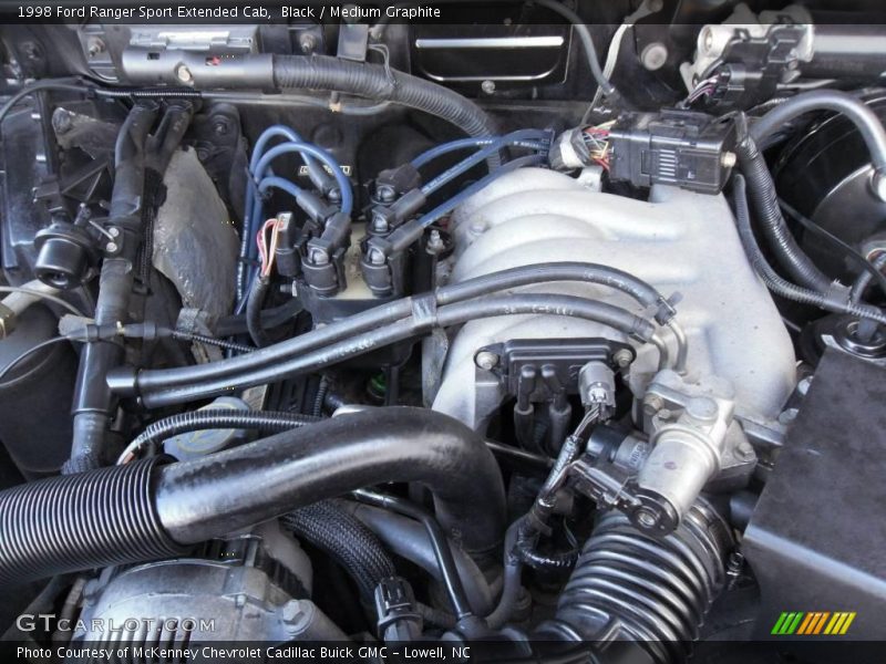 Black / Medium Graphite 1998 Ford Ranger Sport Extended Cab