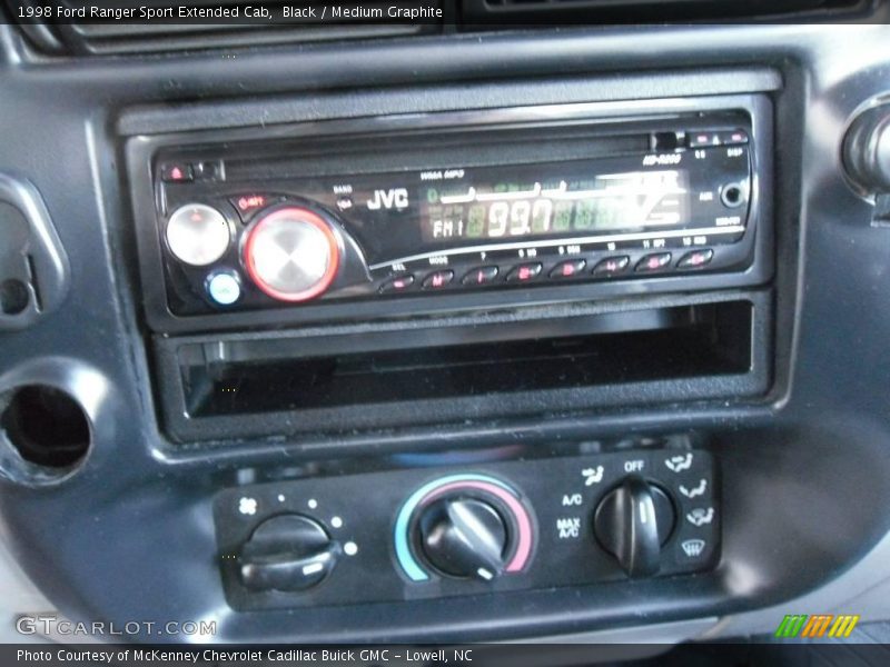 Black / Medium Graphite 1998 Ford Ranger Sport Extended Cab