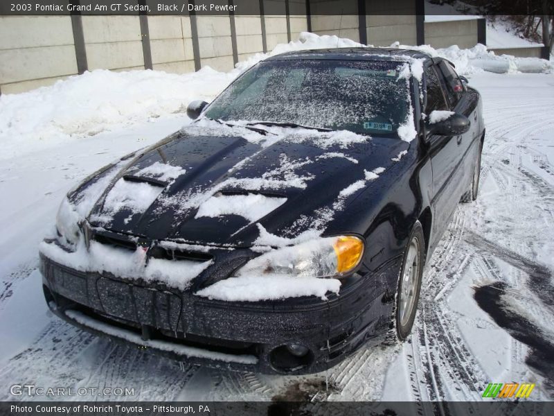 Black / Dark Pewter 2003 Pontiac Grand Am GT Sedan