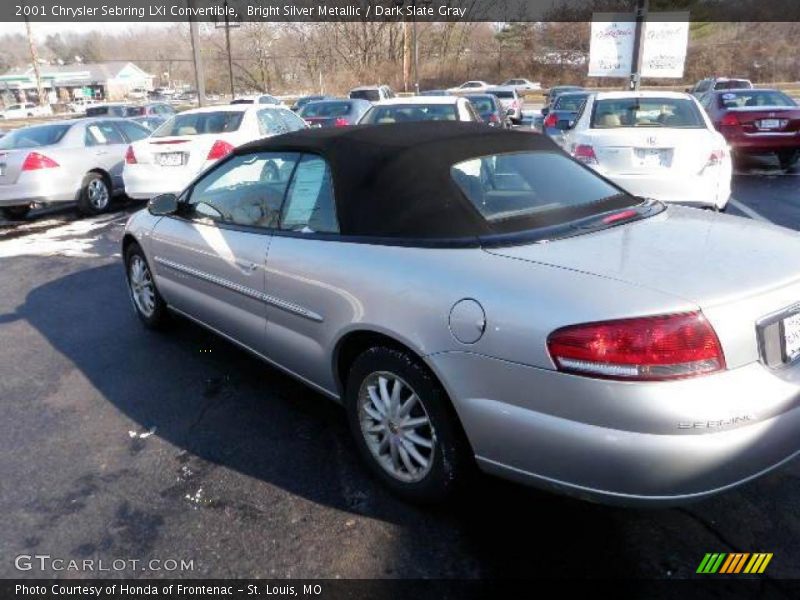 Bright Silver Metallic / Dark Slate Gray 2001 Chrysler Sebring LXi Convertible