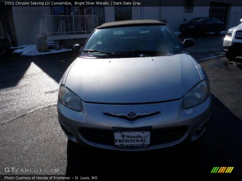 Bright Silver Metallic / Dark Slate Gray 2001 Chrysler Sebring LXi Convertible