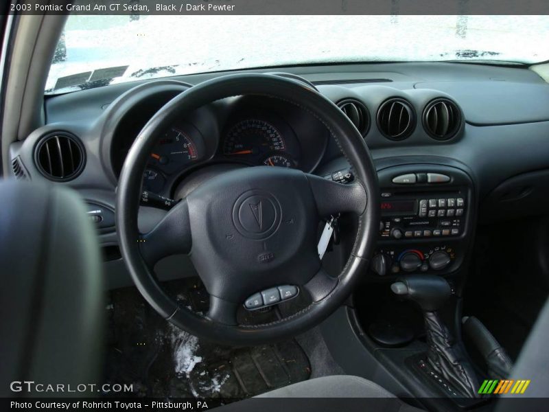 Black / Dark Pewter 2003 Pontiac Grand Am GT Sedan