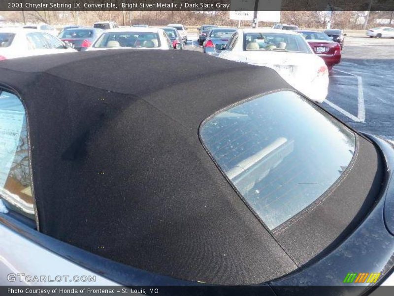 Bright Silver Metallic / Dark Slate Gray 2001 Chrysler Sebring LXi Convertible