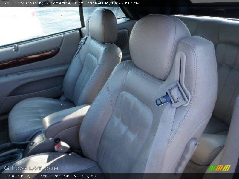 Bright Silver Metallic / Dark Slate Gray 2001 Chrysler Sebring LXi Convertible