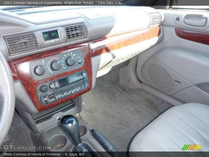 Bright Silver Metallic / Dark Slate Gray 2001 Chrysler Sebring LXi Convertible