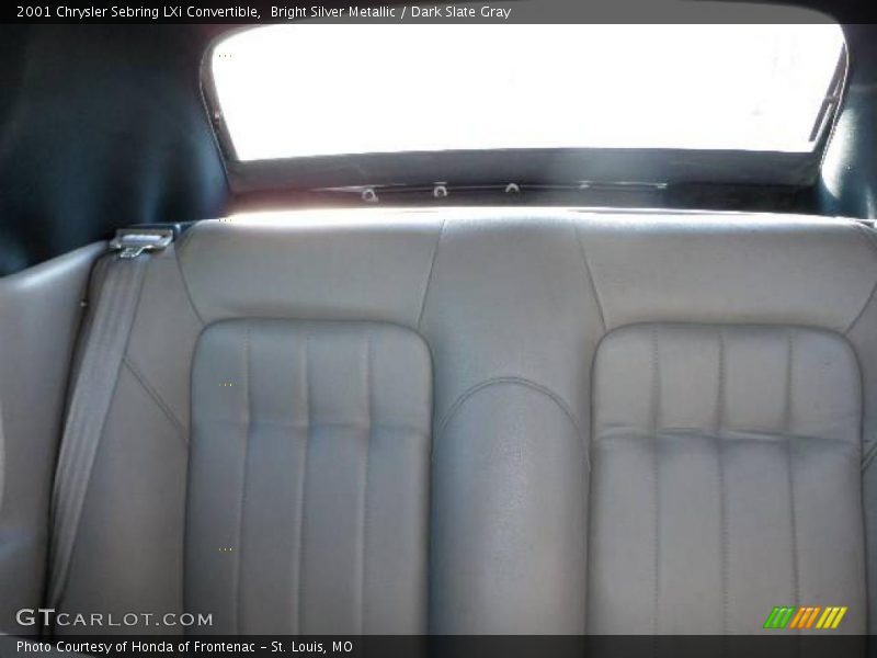 Bright Silver Metallic / Dark Slate Gray 2001 Chrysler Sebring LXi Convertible