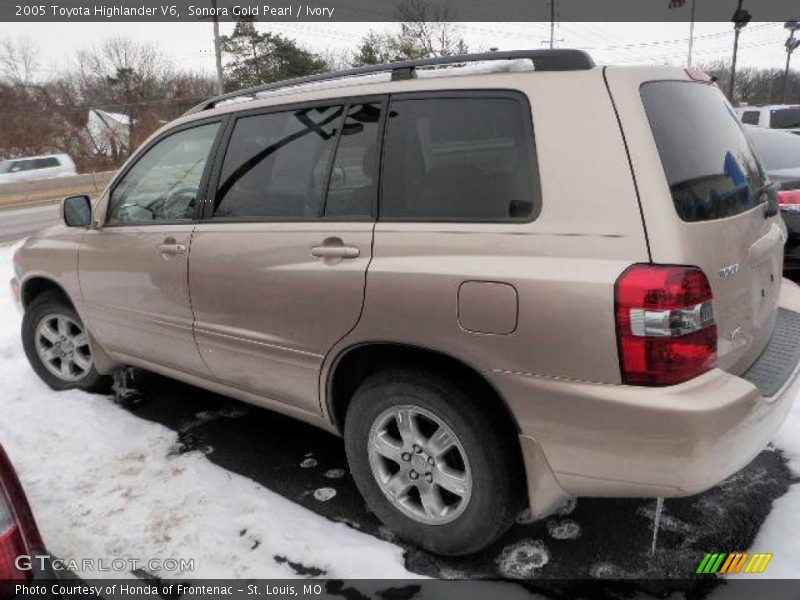 Sonora Gold Pearl / Ivory 2005 Toyota Highlander V6