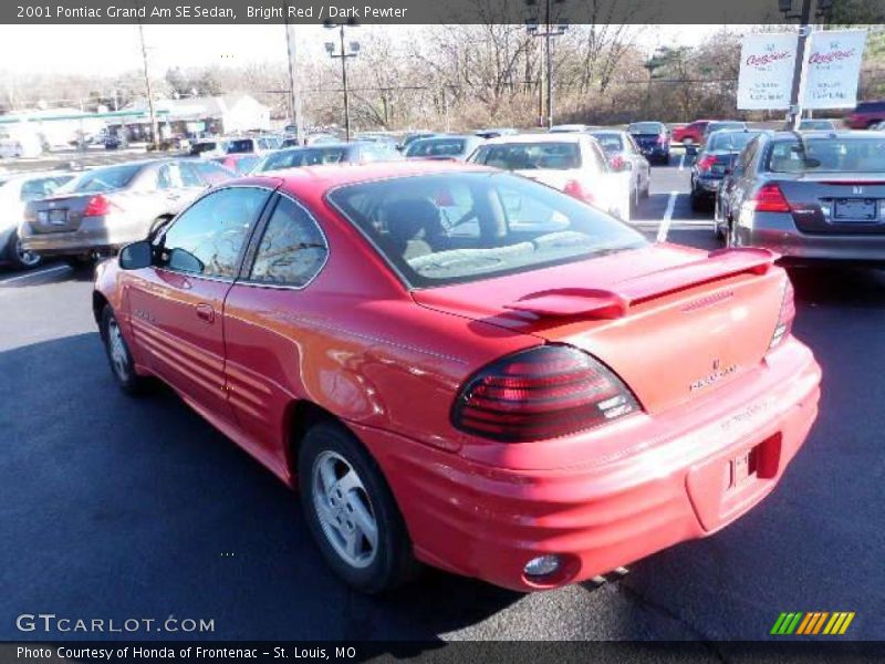 Bright Red / Dark Pewter 2001 Pontiac Grand Am SE Sedan