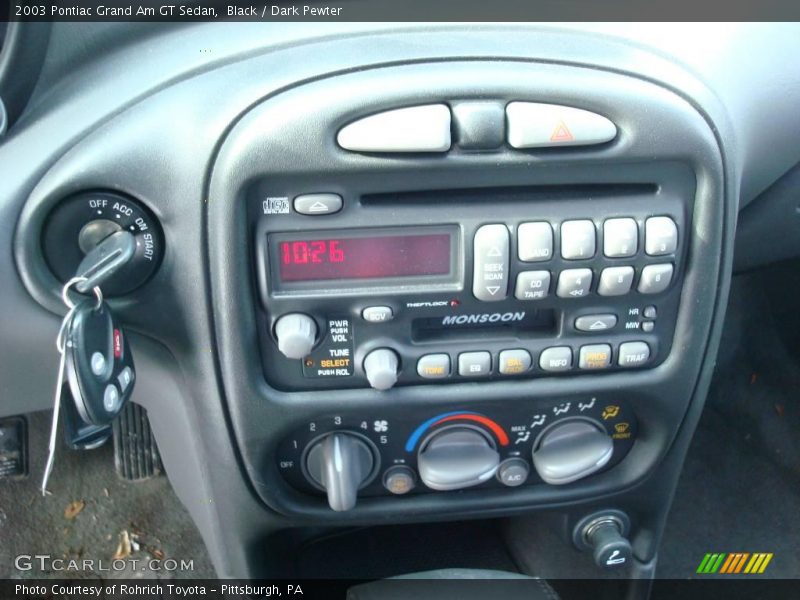 Black / Dark Pewter 2003 Pontiac Grand Am GT Sedan