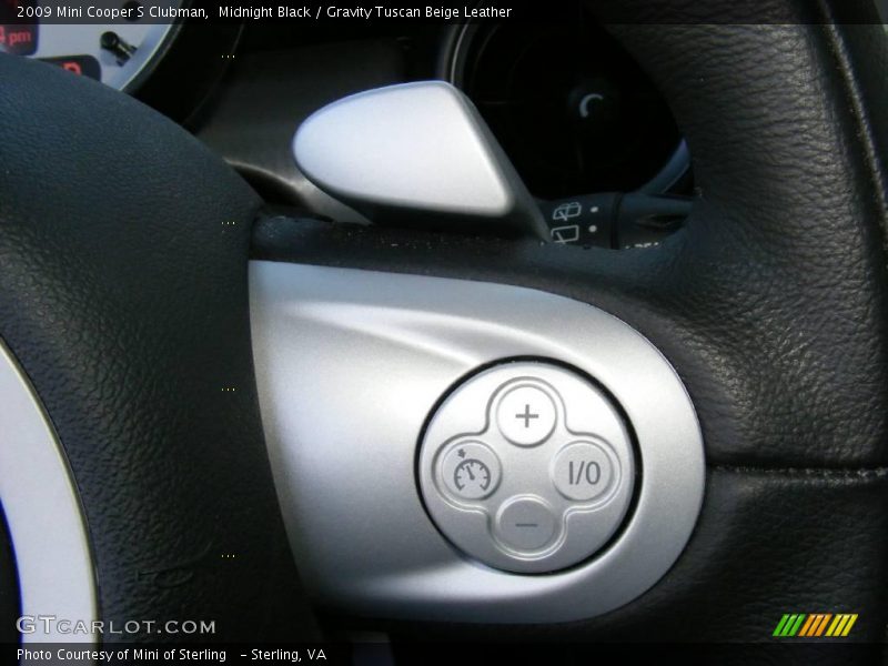 Midnight Black / Gravity Tuscan Beige Leather 2009 Mini Cooper S Clubman