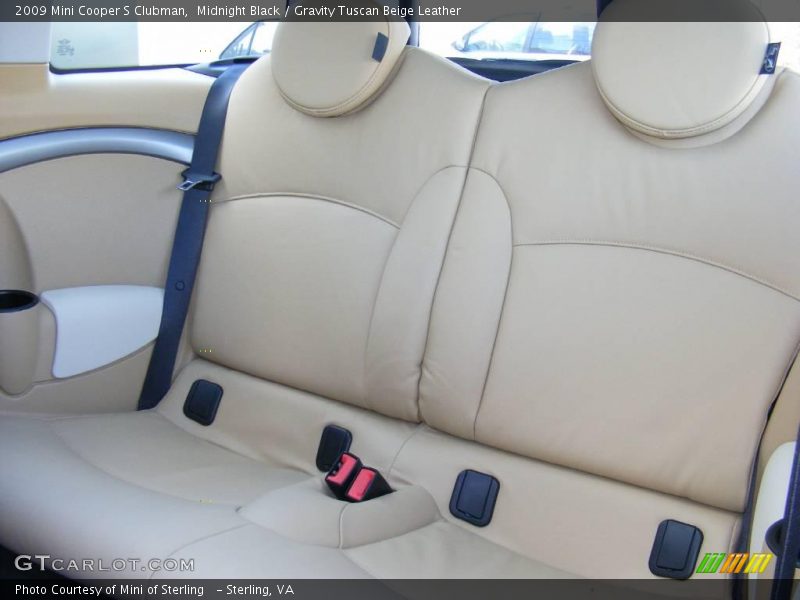 Midnight Black / Gravity Tuscan Beige Leather 2009 Mini Cooper S Clubman