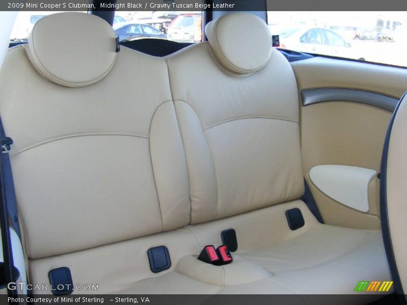 Midnight Black / Gravity Tuscan Beige Leather 2009 Mini Cooper S Clubman