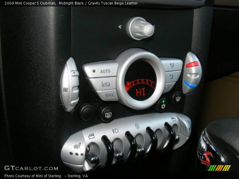 Midnight Black / Gravity Tuscan Beige Leather 2009 Mini Cooper S Clubman