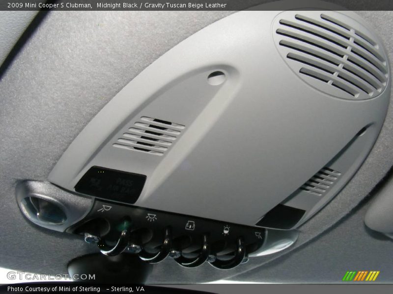 Midnight Black / Gravity Tuscan Beige Leather 2009 Mini Cooper S Clubman