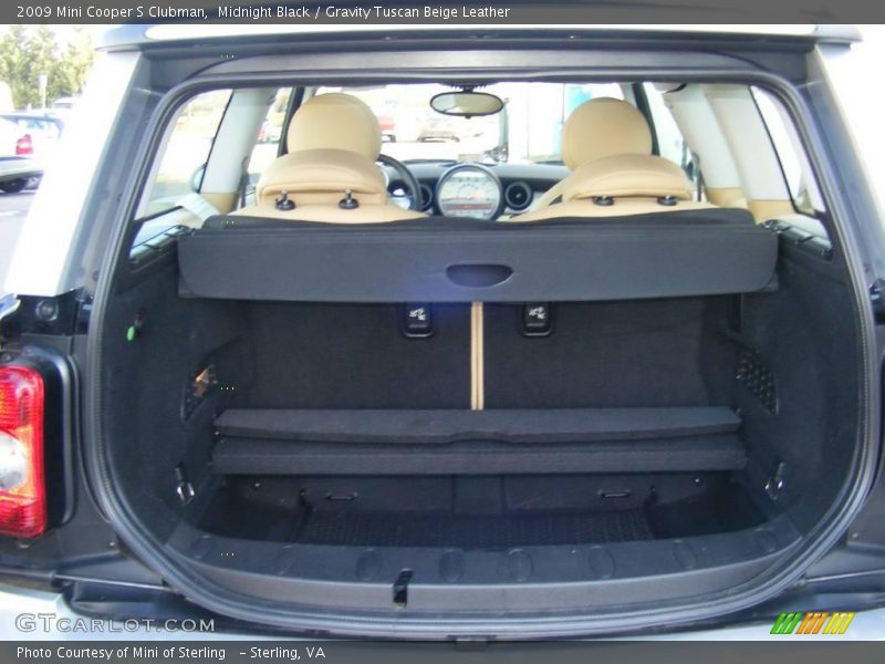 Midnight Black / Gravity Tuscan Beige Leather 2009 Mini Cooper S Clubman