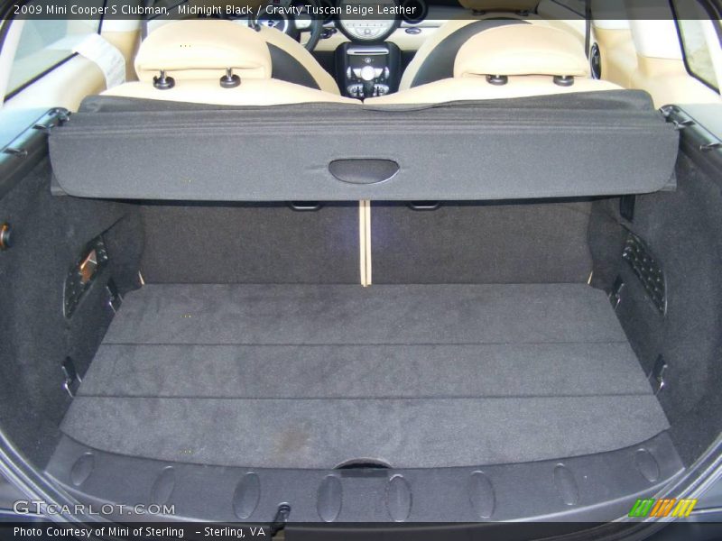 Midnight Black / Gravity Tuscan Beige Leather 2009 Mini Cooper S Clubman