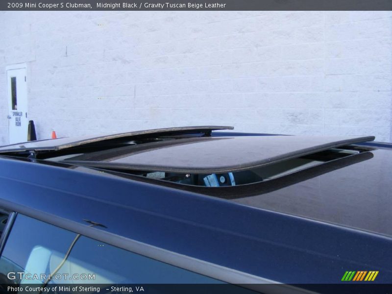 Midnight Black / Gravity Tuscan Beige Leather 2009 Mini Cooper S Clubman