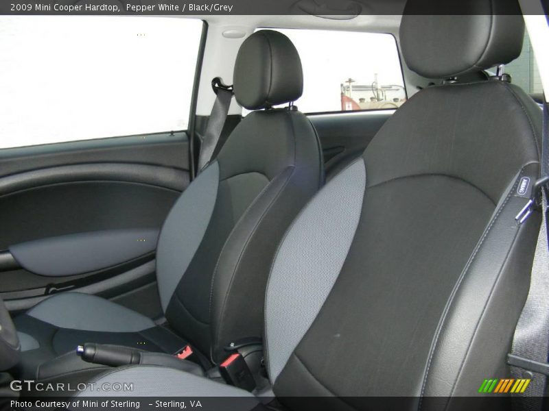 Pepper White / Black/Grey 2009 Mini Cooper Hardtop