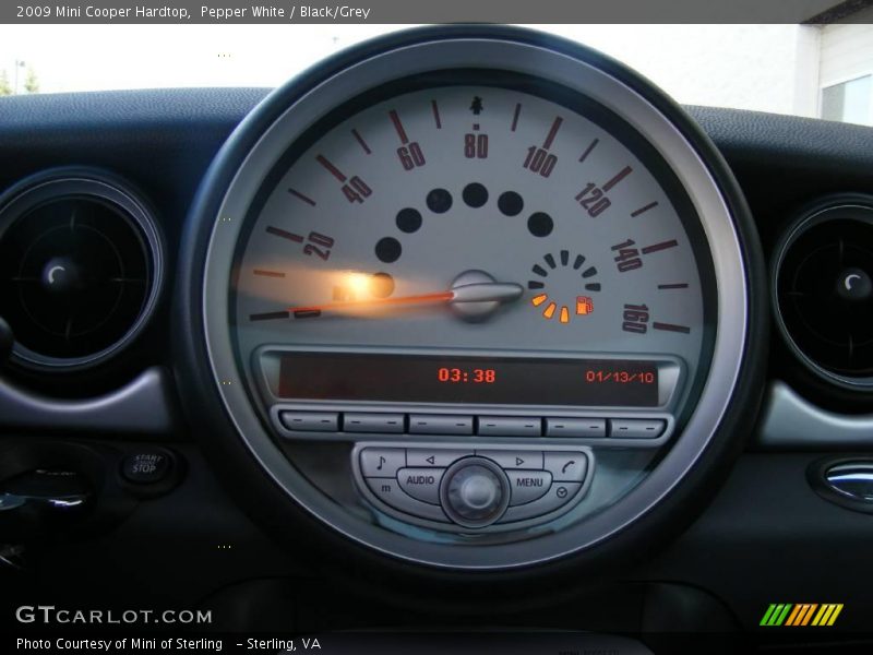 Pepper White / Black/Grey 2009 Mini Cooper Hardtop