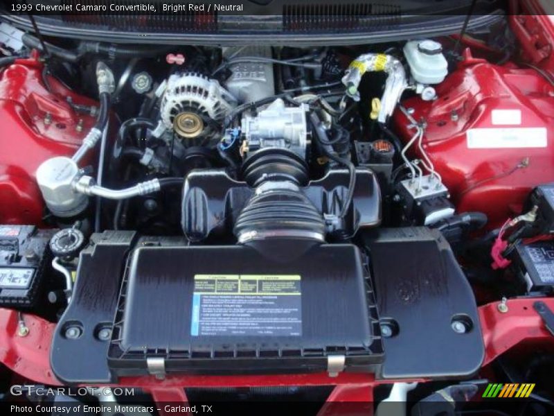 Bright Red / Neutral 1999 Chevrolet Camaro Convertible