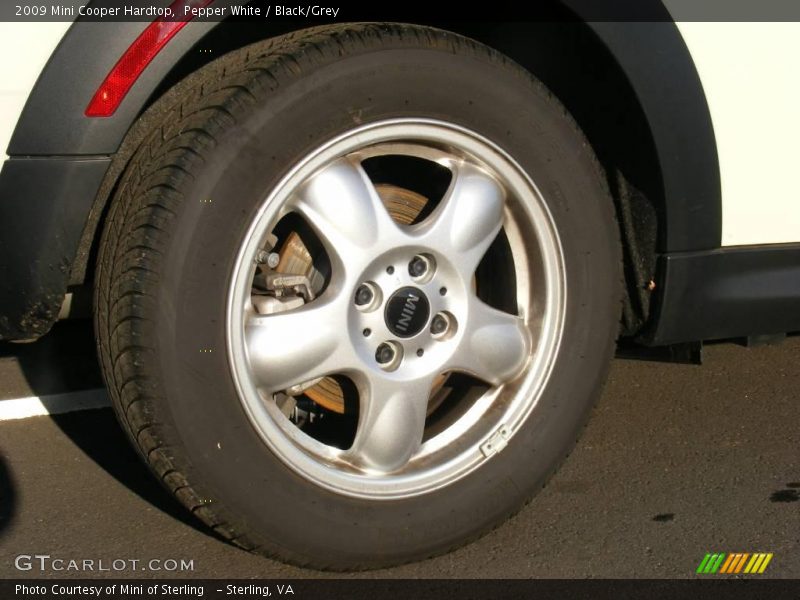 Pepper White / Black/Grey 2009 Mini Cooper Hardtop