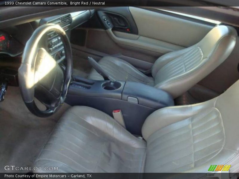 Bright Red / Neutral 1999 Chevrolet Camaro Convertible