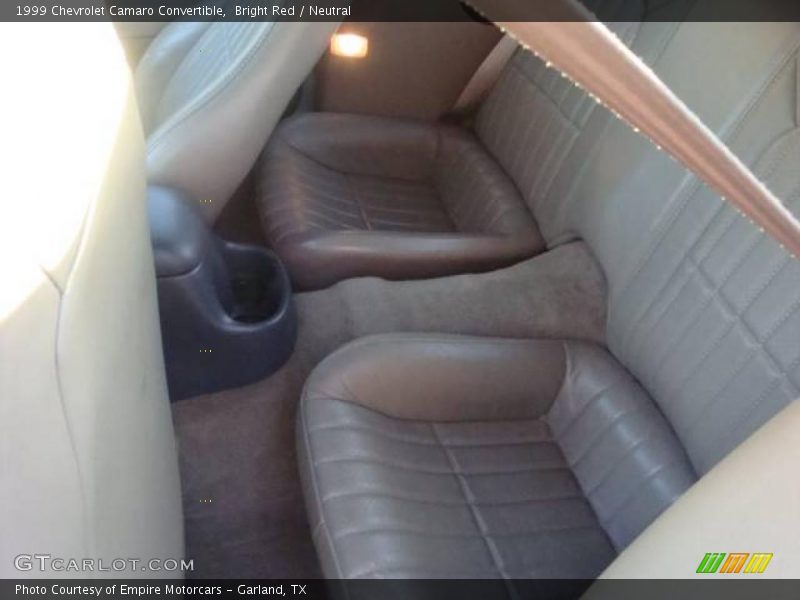 Bright Red / Neutral 1999 Chevrolet Camaro Convertible