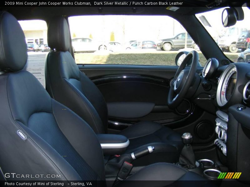  2009 Cooper John Cooper Works Clubman Punch Carbon Black Leather Interior