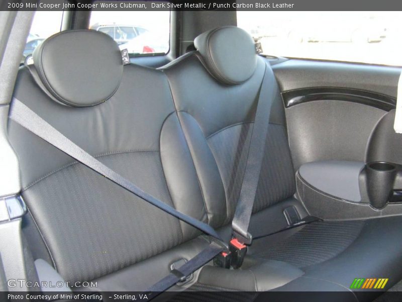  2009 Cooper John Cooper Works Clubman Punch Carbon Black Leather Interior