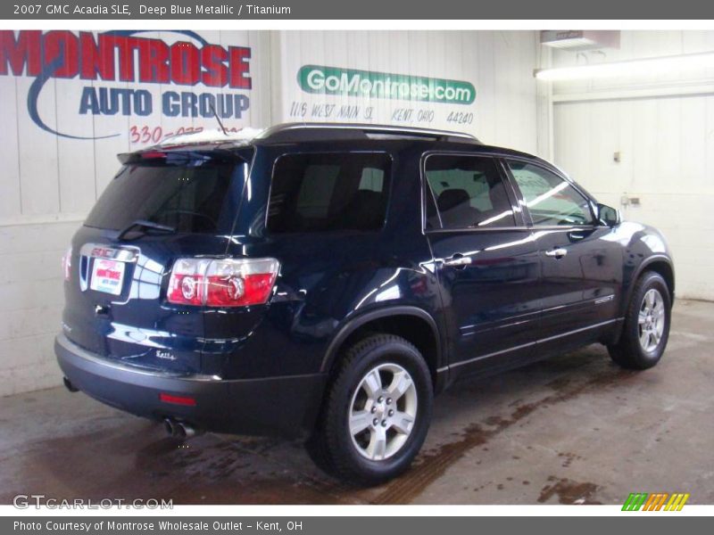 Deep Blue Metallic / Titanium 2007 GMC Acadia SLE
