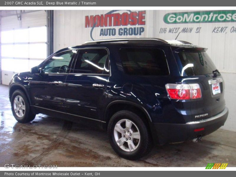 Deep Blue Metallic / Titanium 2007 GMC Acadia SLE