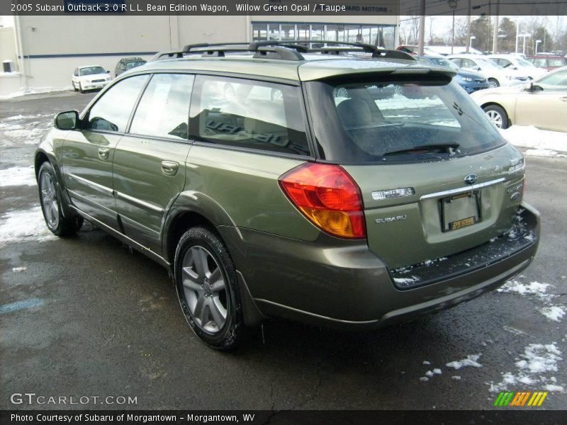 Willow Green Opal / Taupe 2005 Subaru Outback 3.0 R L.L. Bean Edition Wagon