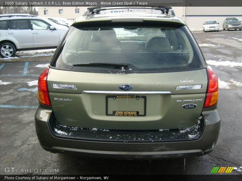 Willow Green Opal / Taupe 2005 Subaru Outback 3.0 R L.L. Bean Edition Wagon