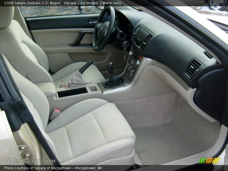 Harvest Gold Metallic / Warm Ivory 2008 Subaru Outback 2.5i Wagon