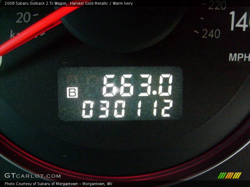 Harvest Gold Metallic / Warm Ivory 2008 Subaru Outback 2.5i Wagon