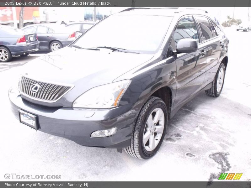 Thunder Cloud Metallic / Black 2005 Lexus RX 330 AWD