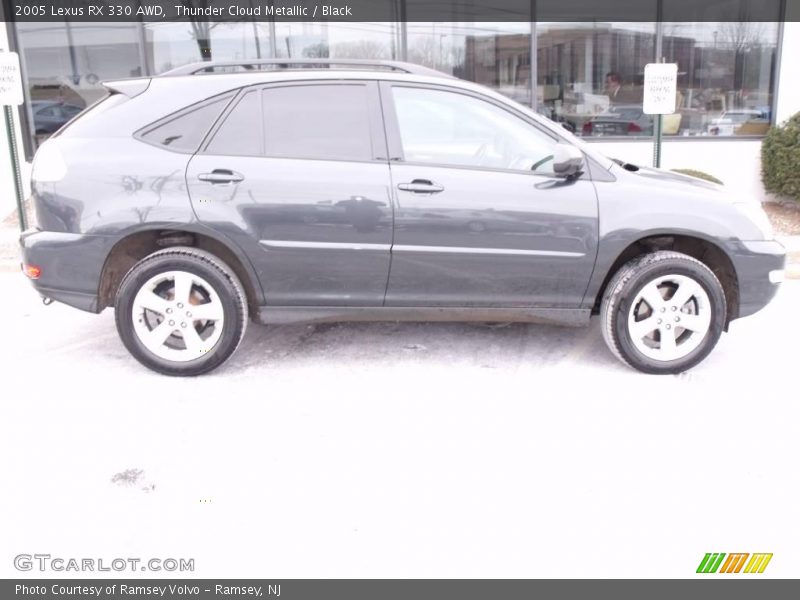 Thunder Cloud Metallic / Black 2005 Lexus RX 330 AWD