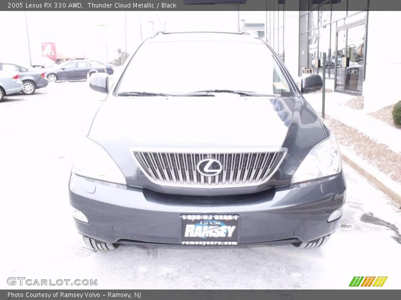 Thunder Cloud Metallic / Black 2005 Lexus RX 330 AWD