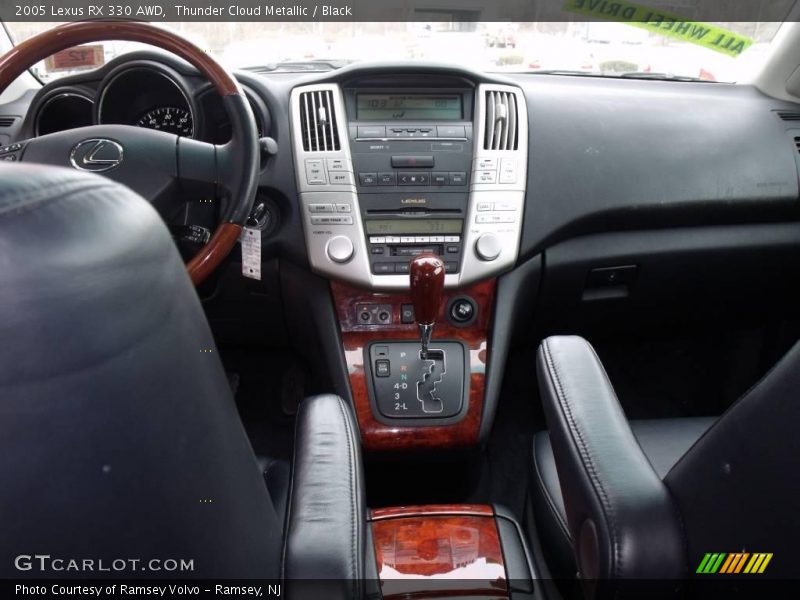 Thunder Cloud Metallic / Black 2005 Lexus RX 330 AWD