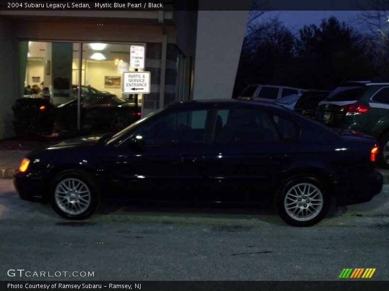 Mystic Blue Pearl / Black 2004 Subaru Legacy L Sedan