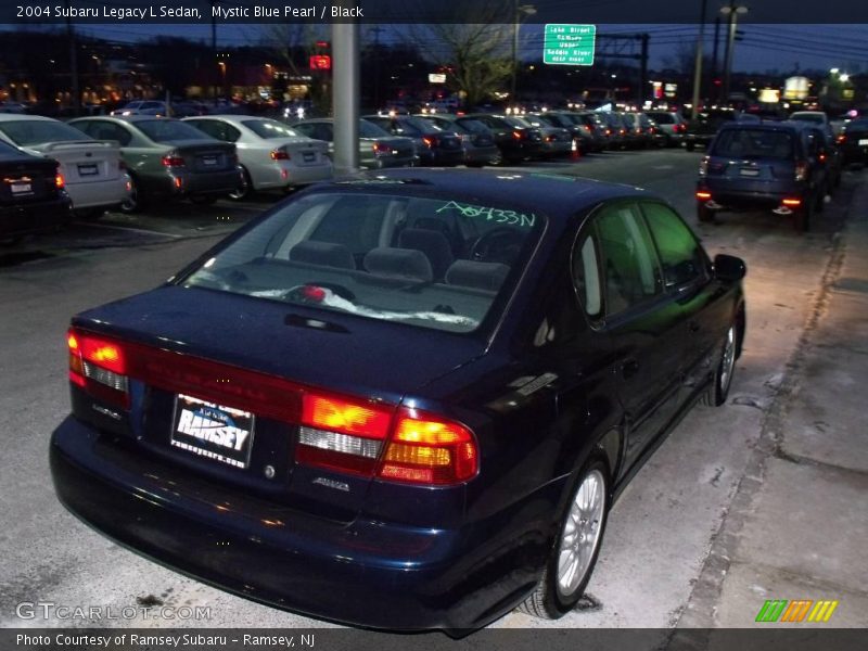 Mystic Blue Pearl / Black 2004 Subaru Legacy L Sedan
