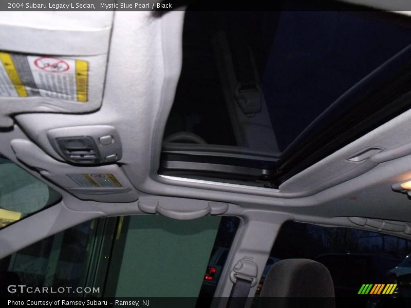 Mystic Blue Pearl / Black 2004 Subaru Legacy L Sedan
