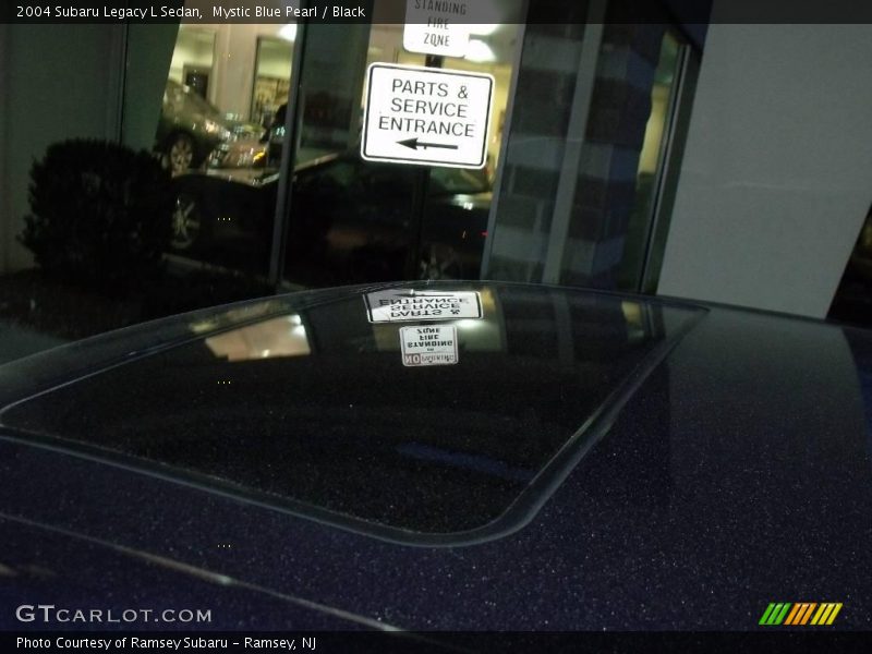 Mystic Blue Pearl / Black 2004 Subaru Legacy L Sedan