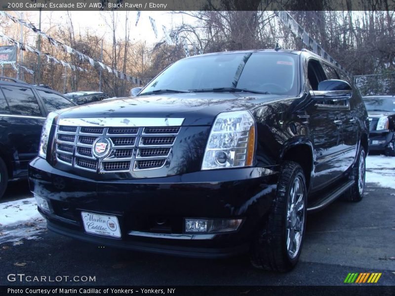 Black Raven / Ebony 2008 Cadillac Escalade ESV AWD