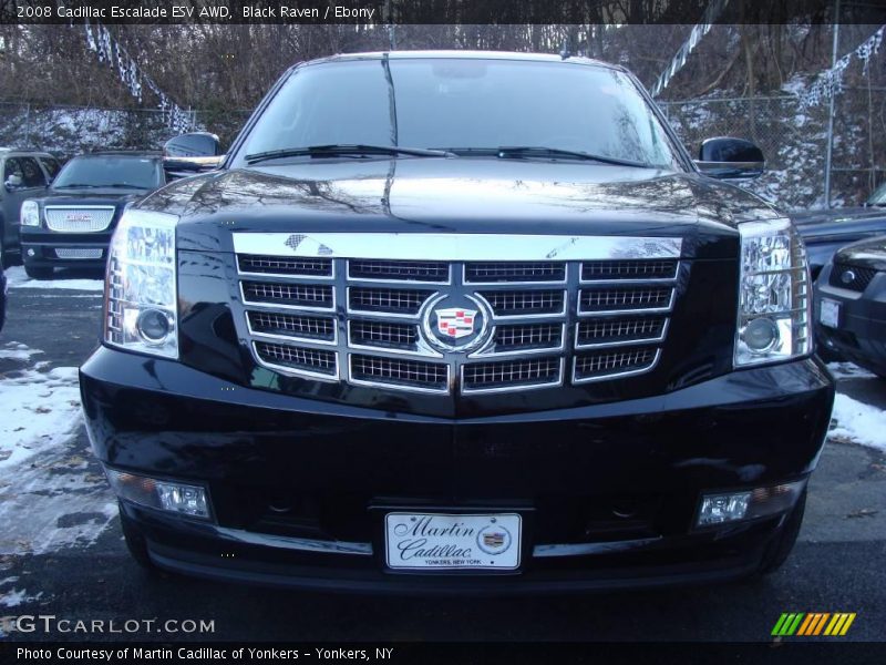 Black Raven / Ebony 2008 Cadillac Escalade ESV AWD