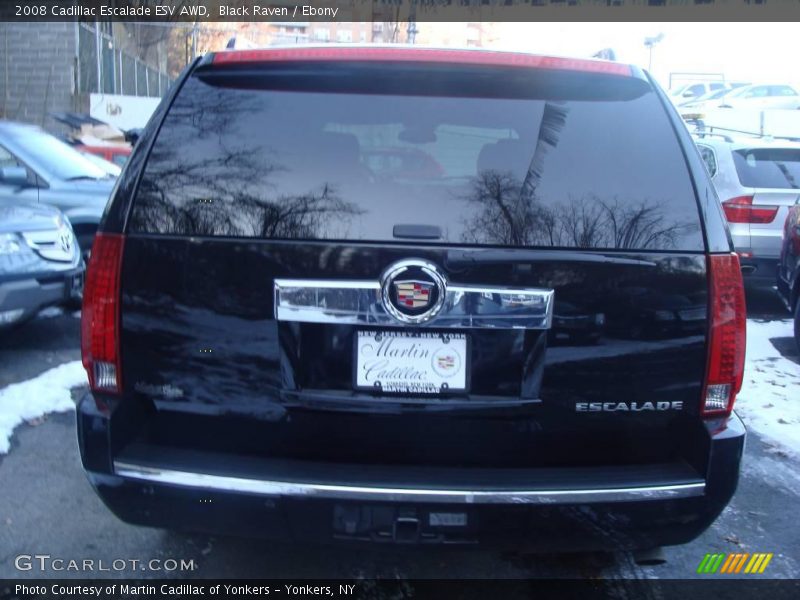 Black Raven / Ebony 2008 Cadillac Escalade ESV AWD
