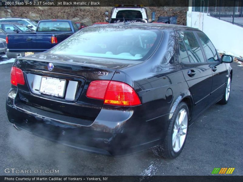Jet Black Metallic / Black 2008 Saab 9-5 2.3T Sedan